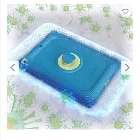 NWT Otterbox iPad case 7/8/9, Galaxy Runner Blue & alpha glass screen protector - Picture 3 of 9